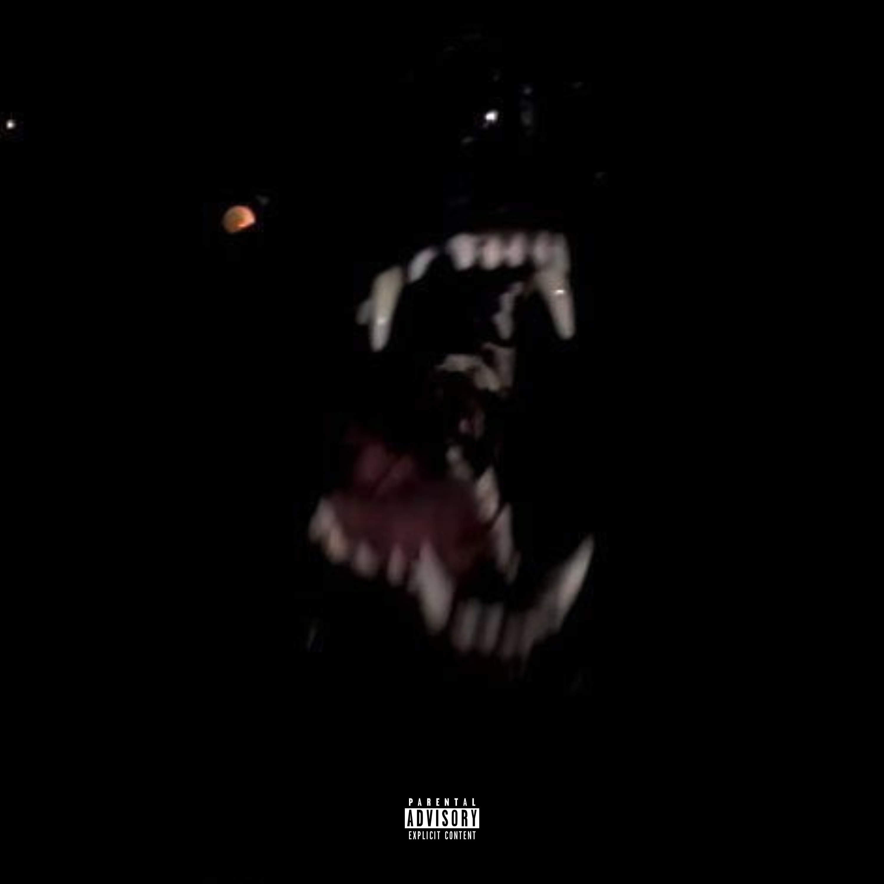 Official cover art for Isco Cruz's 'Still a Dog Freestyle,' featuring a blurred, dark image with a sharp canine jaw, symbolizing the raw and fierce themes of the track.